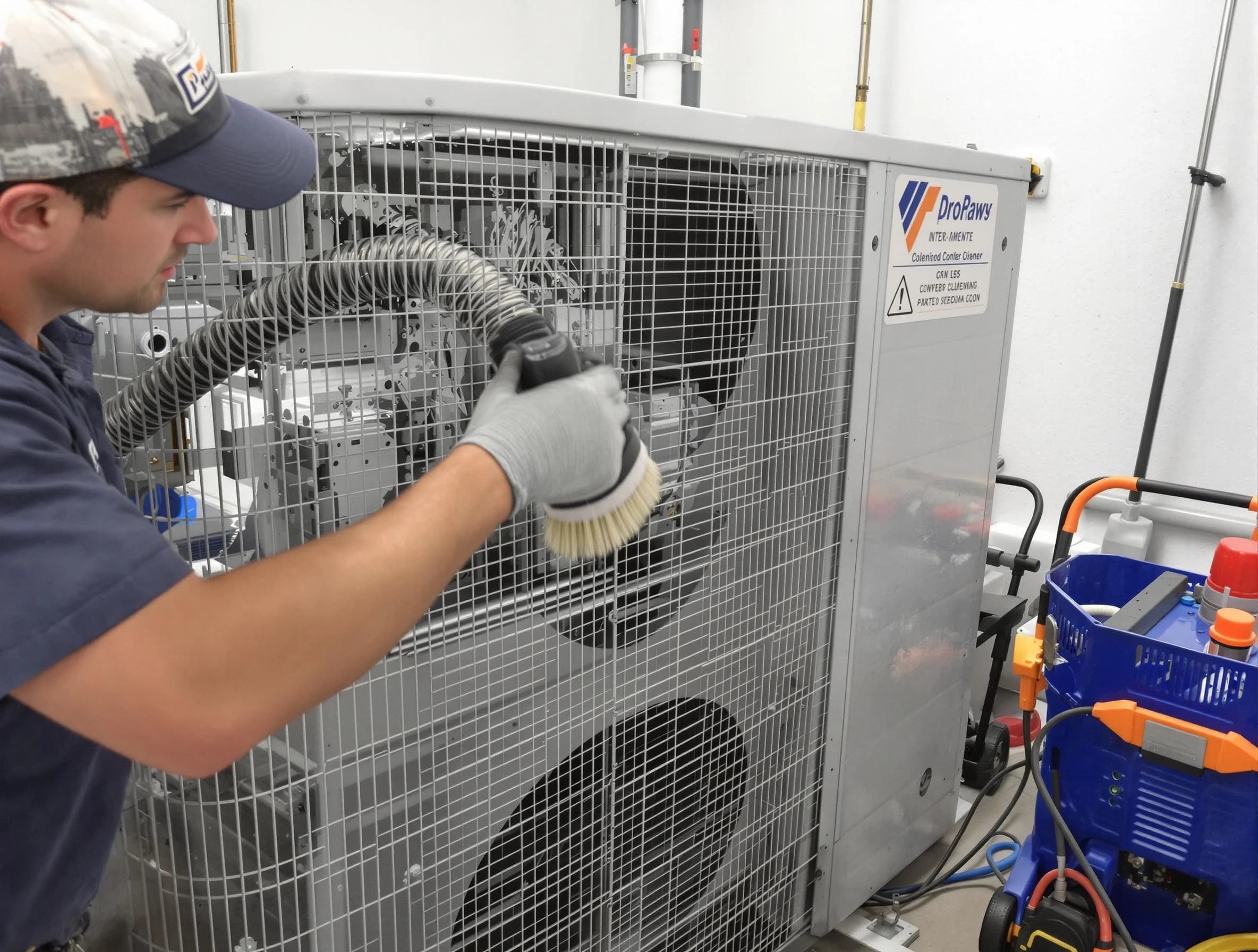 Snyderville Air Duct Cleaning specialist performing precision AC coil cleaning for improved system performance in Snyderville