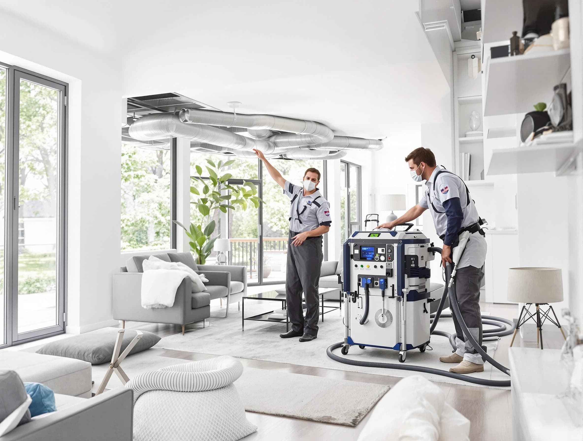 Snyderville Air Duct Cleaning professional conducting pure air duct cleaning with state-of-the-art equipment in Snyderville