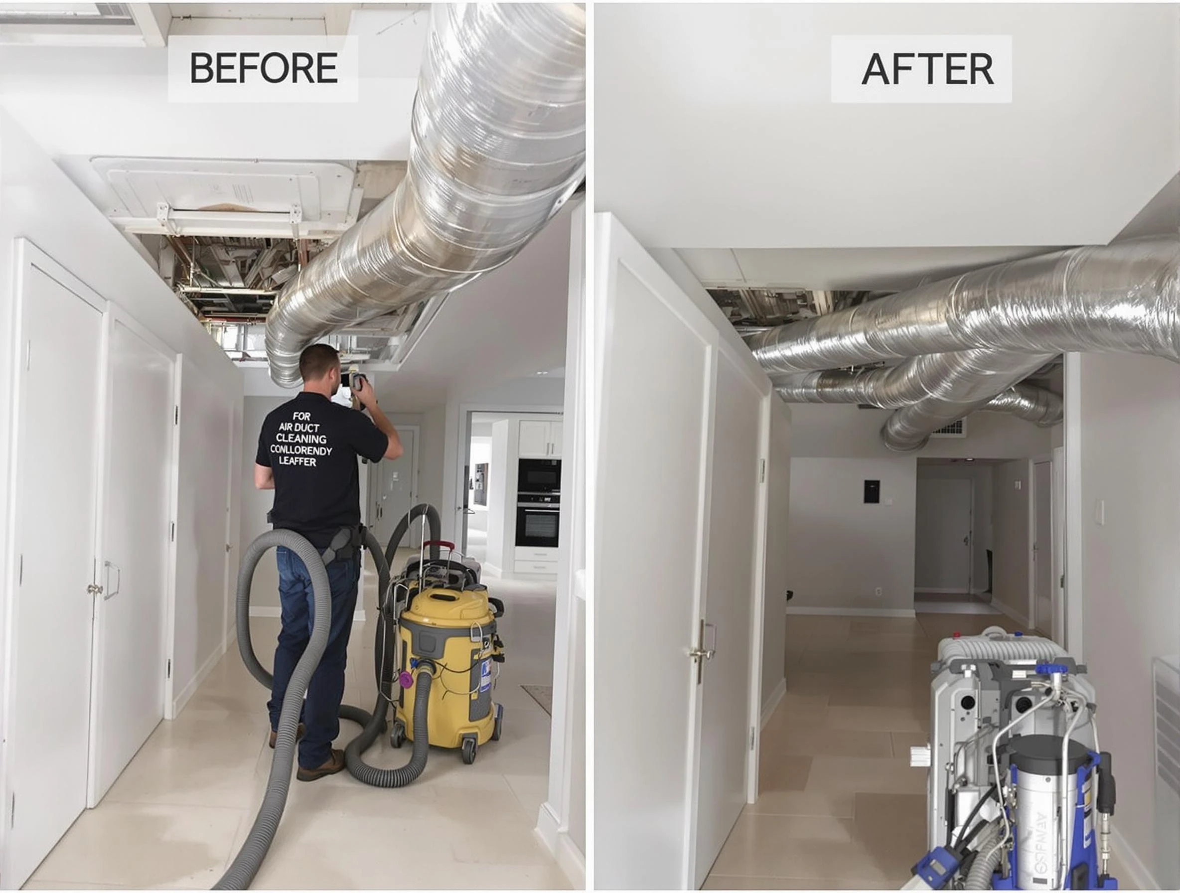 Snyderville Air Duct Cleaning professional performing thorough air duct cleaning in Snyderville