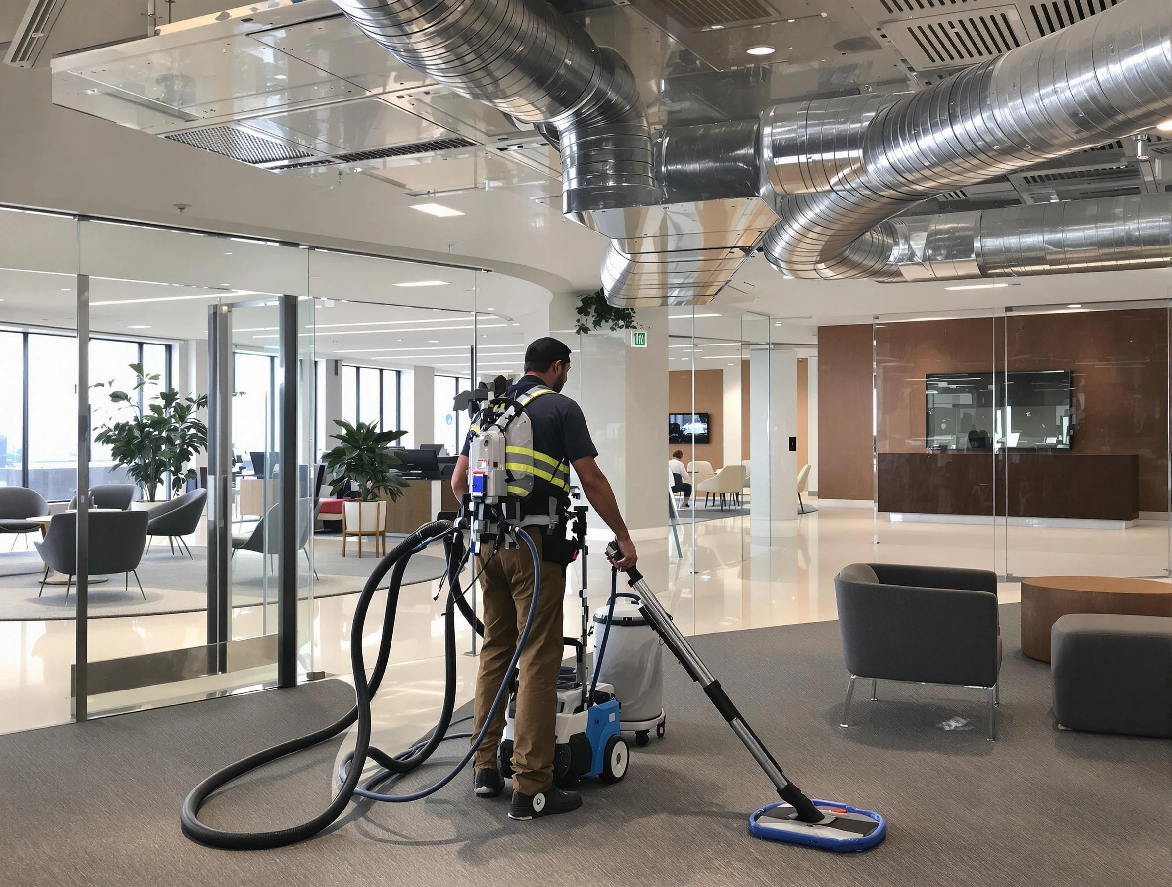 Commercial duct cleaning service by Snyderville Air Duct Cleaning in Snyderville