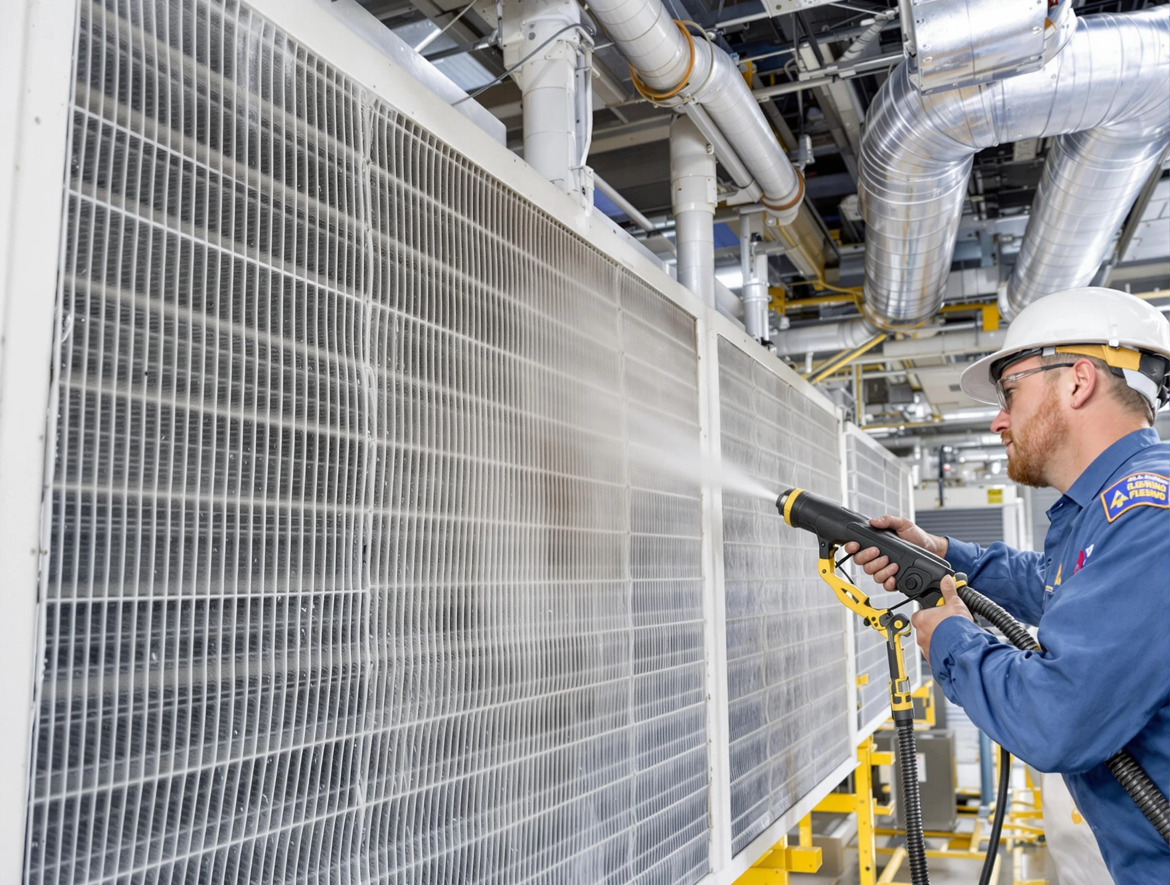 Professional commercial coil cleaning by Snyderville Air Duct Cleaning in Snyderville