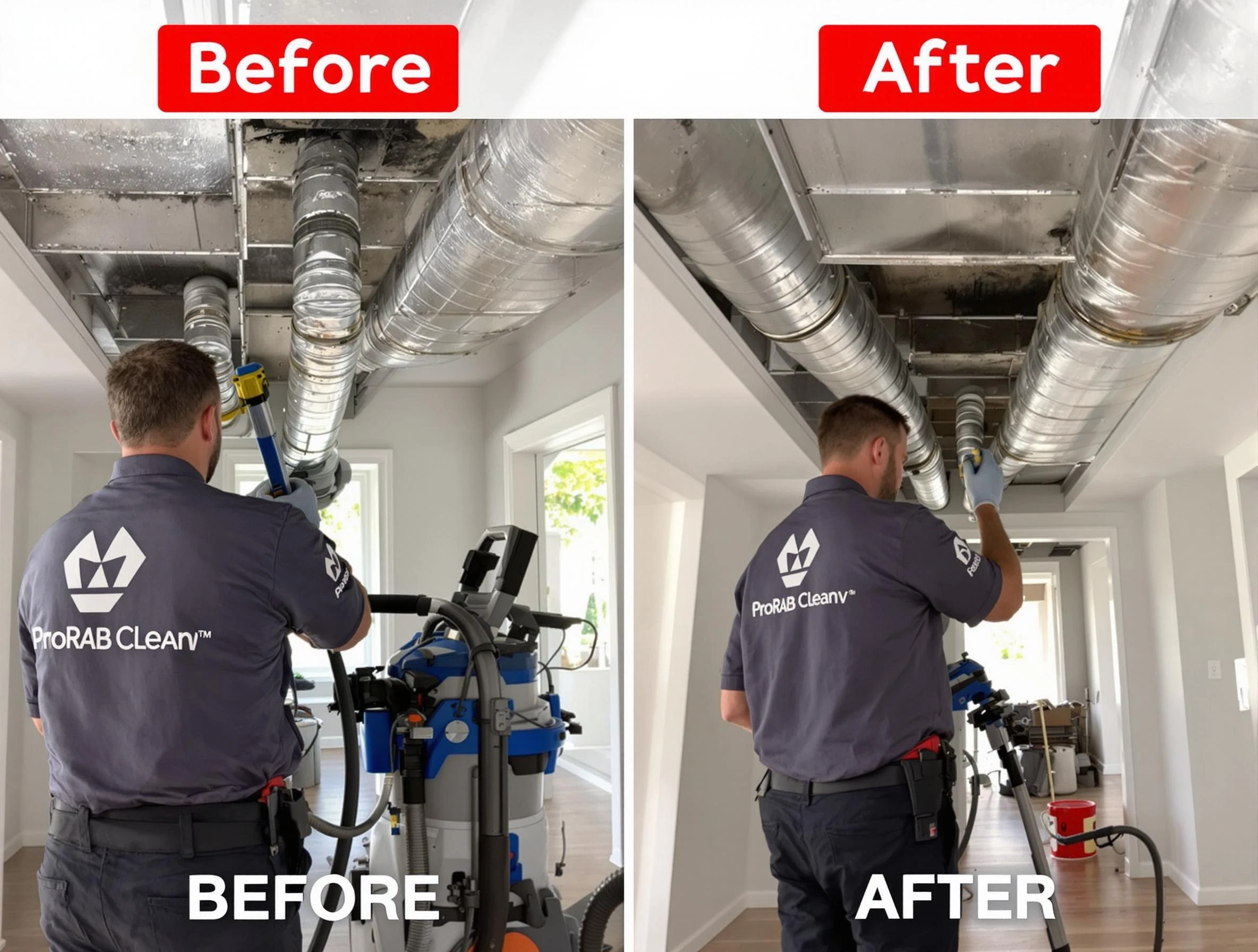 Snyderville Air Duct Cleaning expert performing thorough residential duct cleaning in a Snyderville home